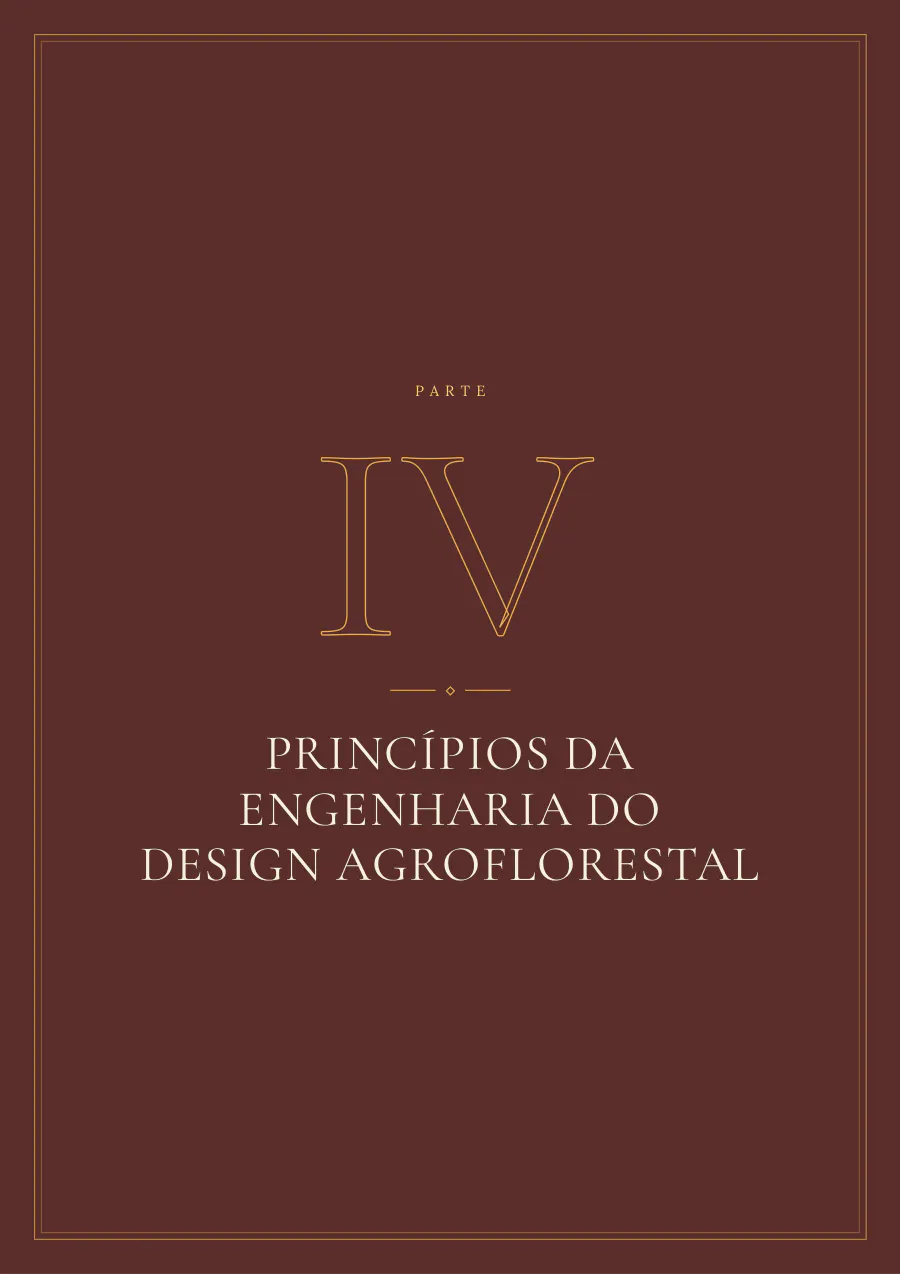 Abertura da Parte IV: Princípios da engenharia do design agroflorestal.